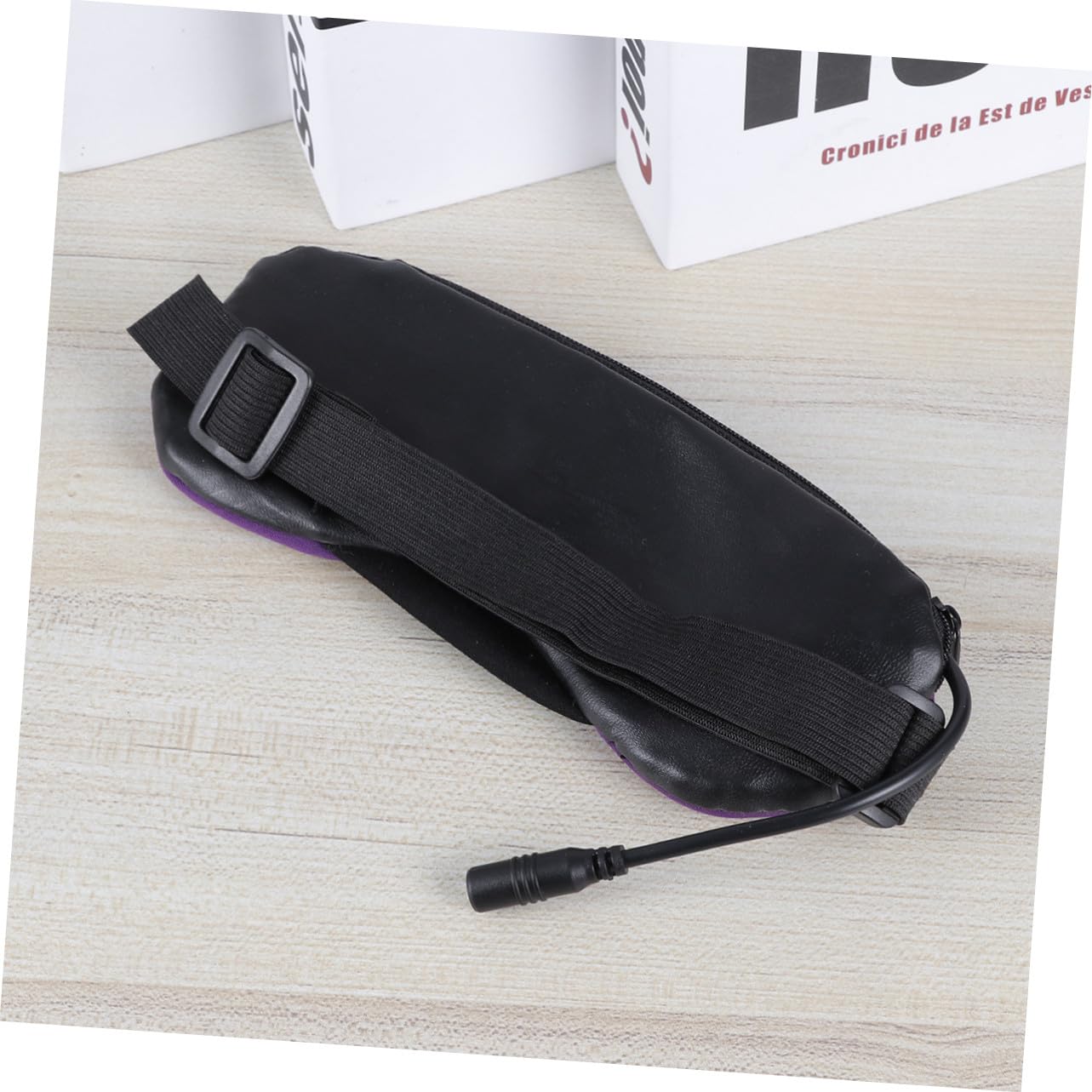 Ipetboom Maschera per Occhi a Vapore USB Maschera per Dormire Funzione di Ghiaccio Caldo e Freddo Benda per Casa Ufficio Viaggio Versione Non Profumata