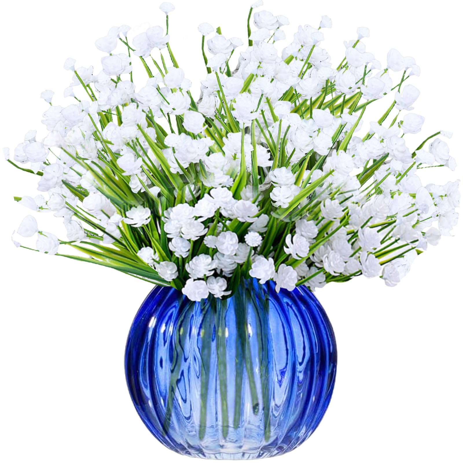 astylishome Small Faux Flowers for Crafting Fake Artificial Flower Bouquets Silk Bouquet Decor Plastic Realistic for Flower Arrangements Wedding Party Bridal Decoration Table Centerpieces 3913