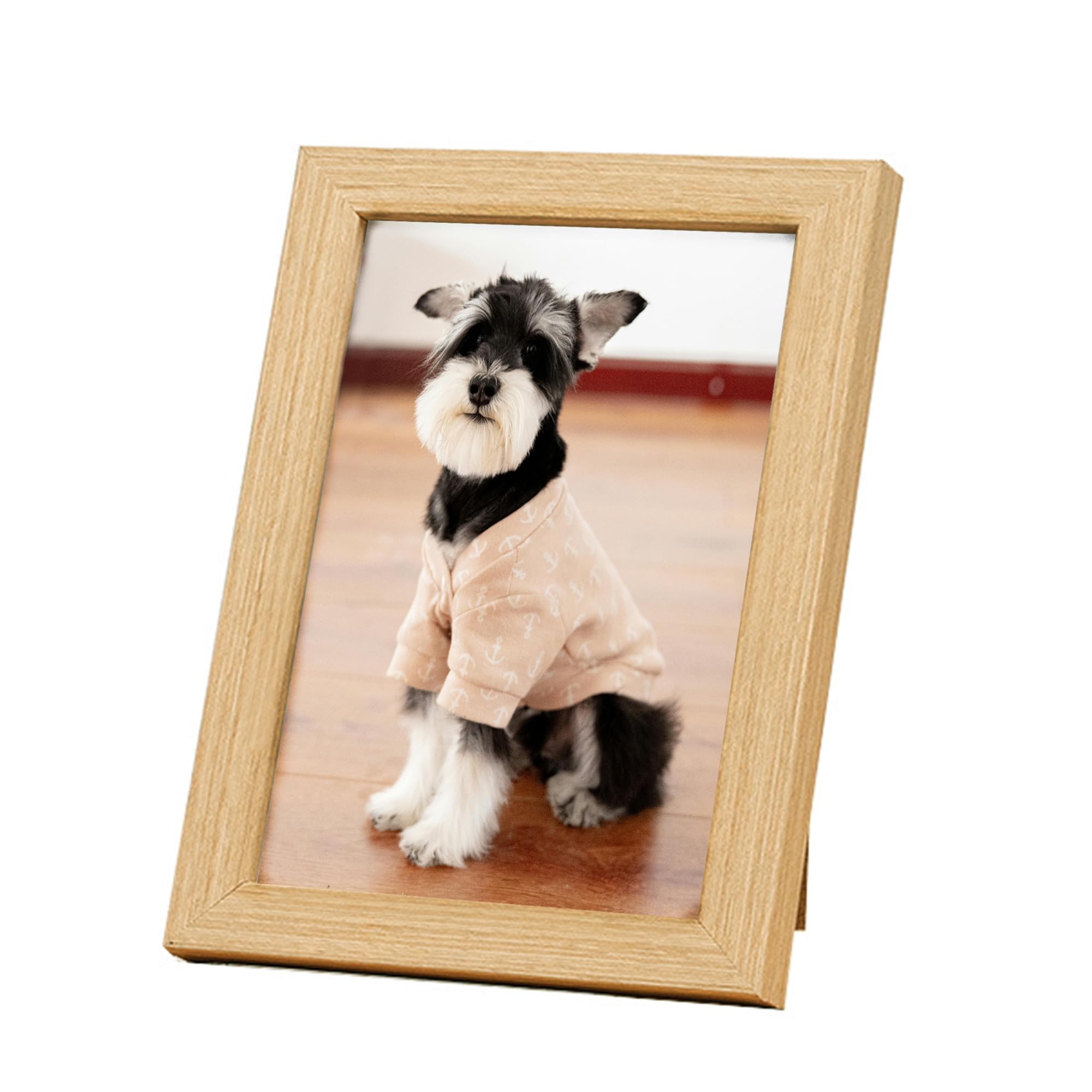 A4 Picture Frame, Wooden Photo Frame, Versatile Black Frame with Safe Perspex Front & Wall Hanging Hooks - For Display, Landscape or Portrait Orientation, Wall-Mount & Desk Stand — view 20