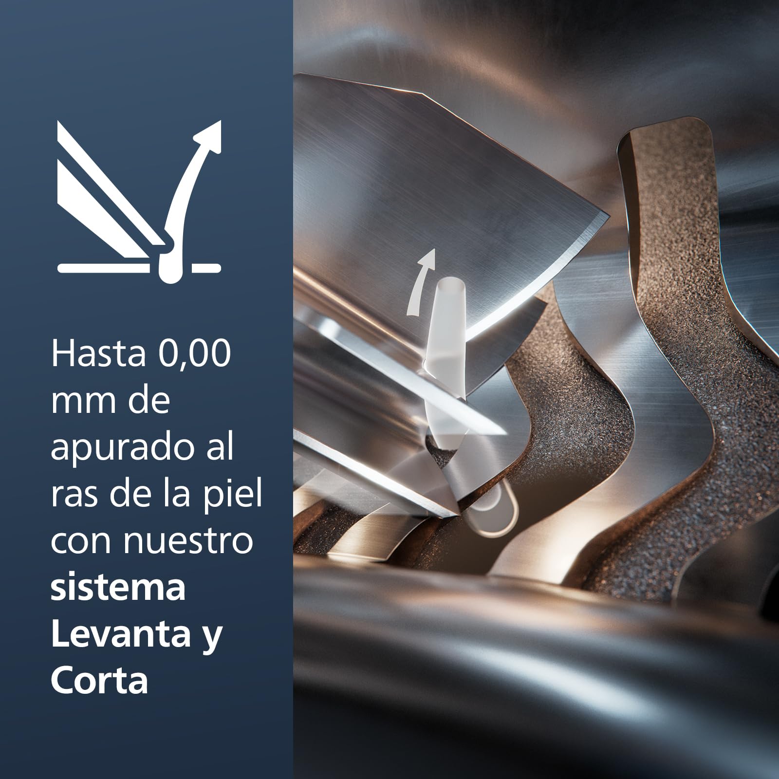 Philips S9000 Prestige, Afeitadora Eléctrica Hombre, Máquina de Afeitar Barba en Seco y Mojado, Tecnología Levanta y Corta SkinIQ, Recortador de Precisión, Centro de Limpieza, Funda Premium, SP9841/32