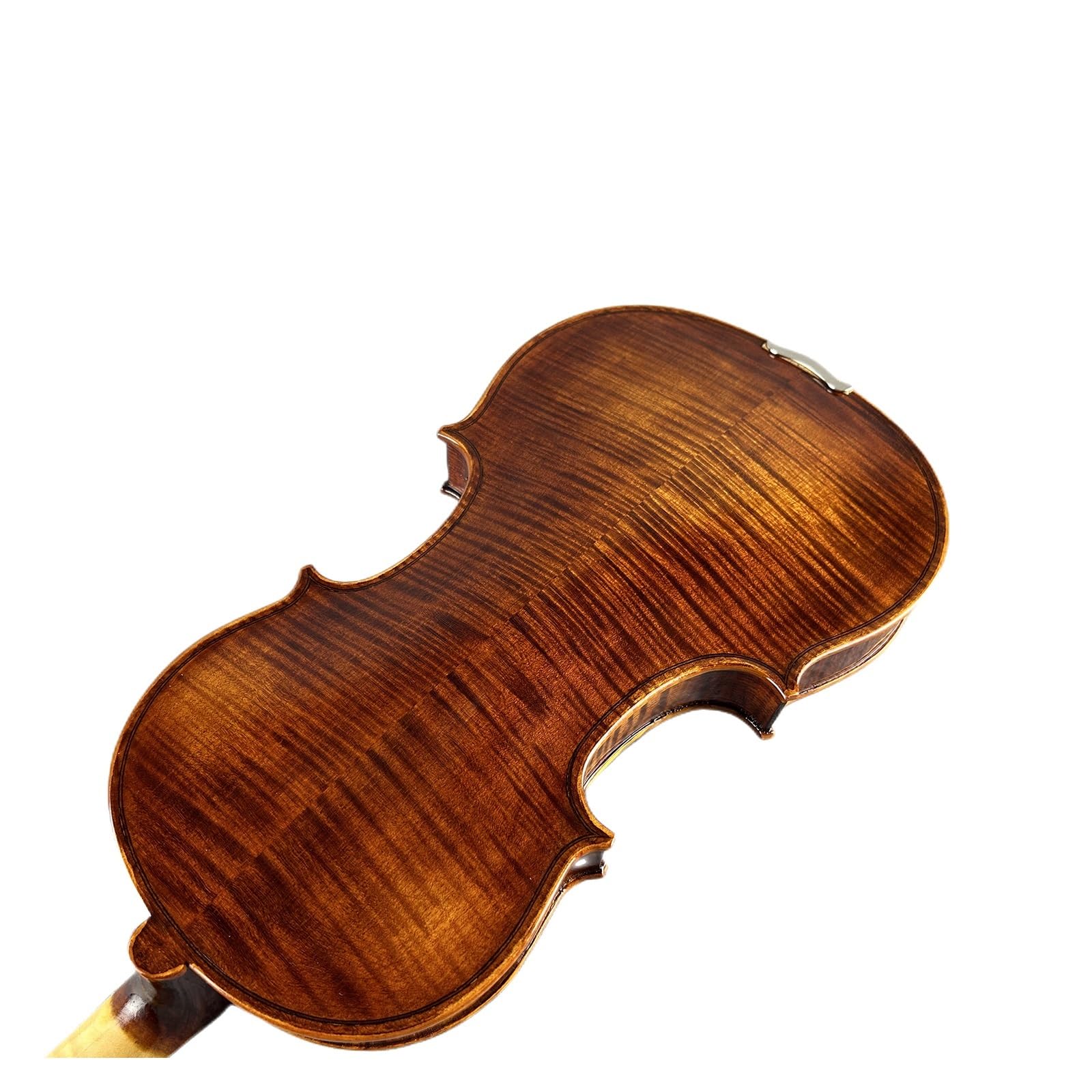 Geige Geflammte Violine Mit Tiefem Ton. Violino Profissional 4/4 Violine. Gute Geflammte Violine, Inklusive Koffer Und Bogen