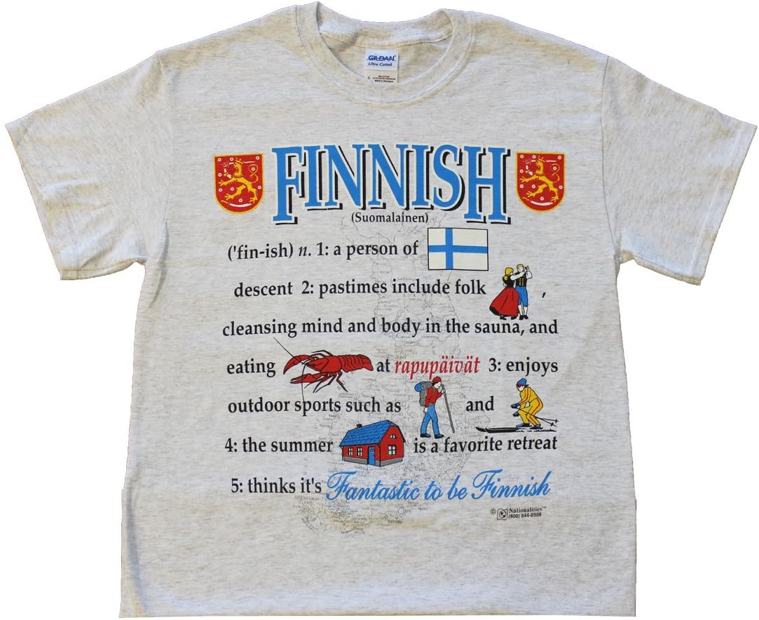 Finland Nationality T-Shirt Show Your Pride in Maldives Ubuy