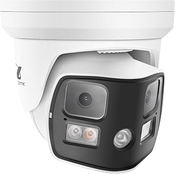 ONWOTE 8K 16MP 180 Wide Dual-Lens PoE IP Security Camera Wired, 2 Way Talk