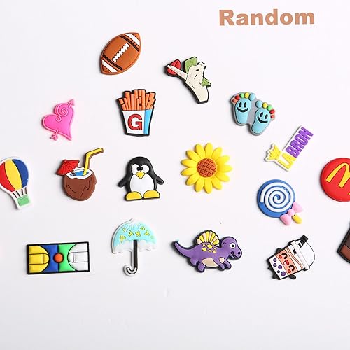 Miniatura 6 de Bonitos dijes de cocodrilo para niños y adultos, dijes para zapatos para niñas y niños, divertidos pines de cocodrilo, dijes de cocodrilo para