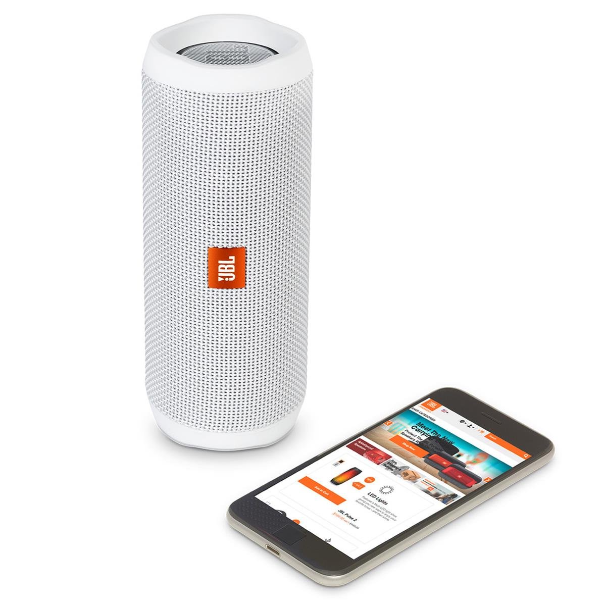 売れました　JBL FLIP4 WHITE Amazon.com: JBL Flip 4 Waterproof Portable Wireless Bluetooth