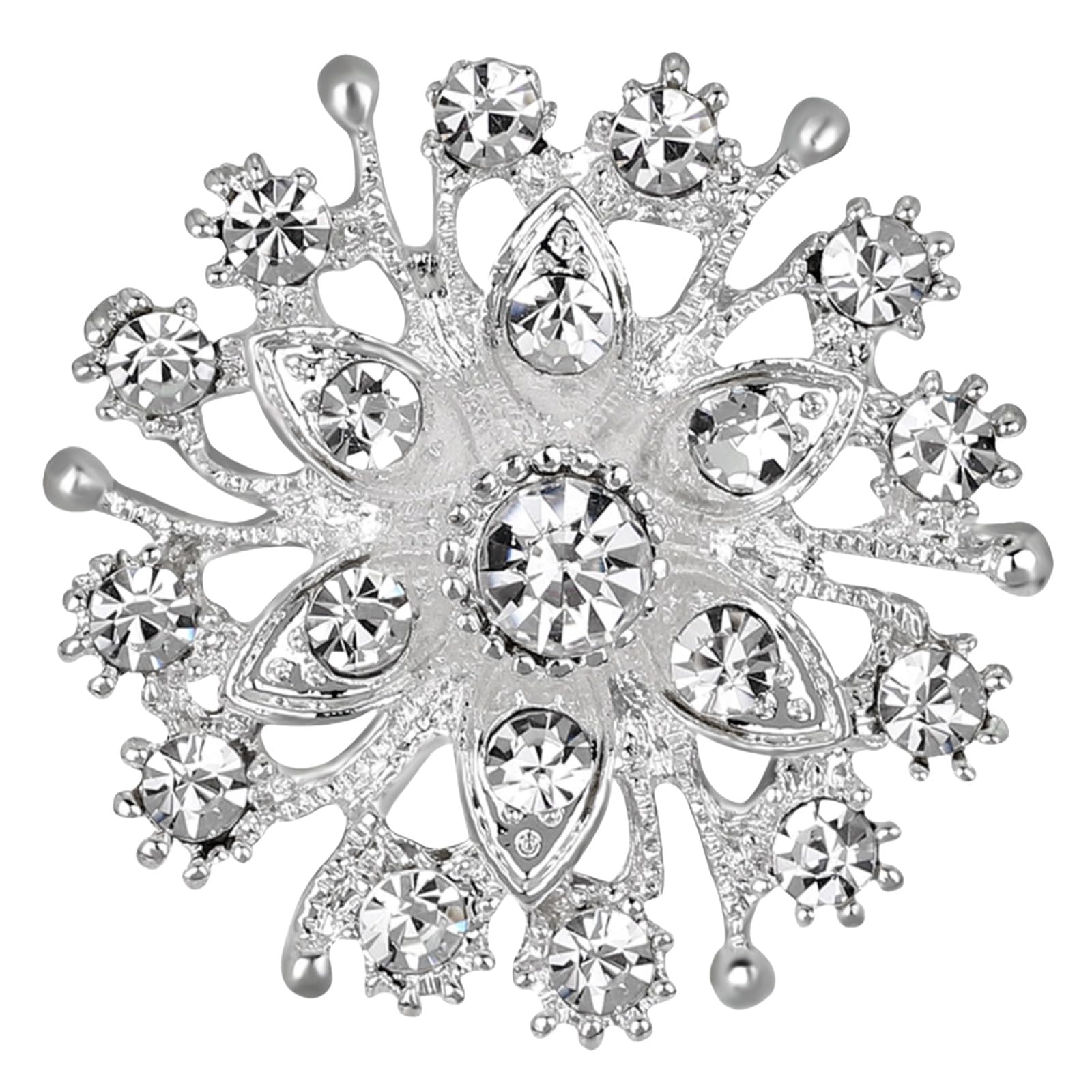 FAIRYGATE Brooch Pins Retro Crystal Rhinestone Brooches for Shirt Collar Decoration, B20 — view 45