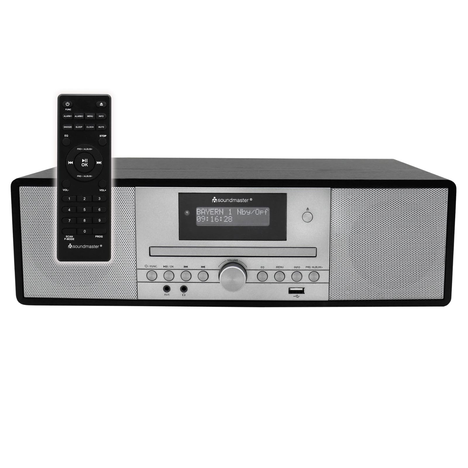 SOUNDMASTER Centre de musique stéréo DAB980SW, DAB+/FM, CD, MP3, USB, BT