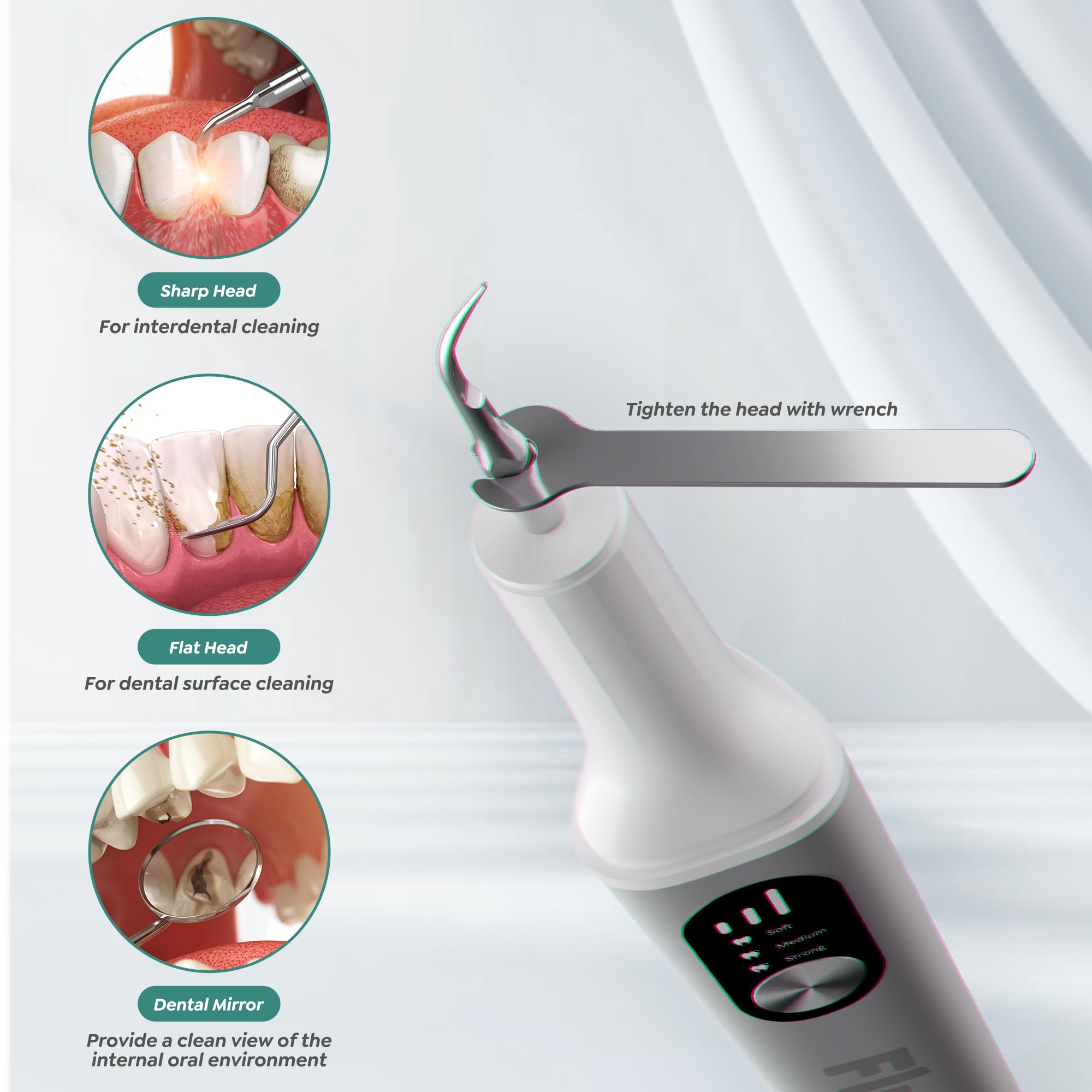 kit Detartrage dents | Brosse à Dent Élimine 99% du Tartres et Plaques | Détartreur Oral et Blanchiment Dentaires | Hygiène Dentaire Haleine Fraiche Hydropulseurs et Irrigateurs