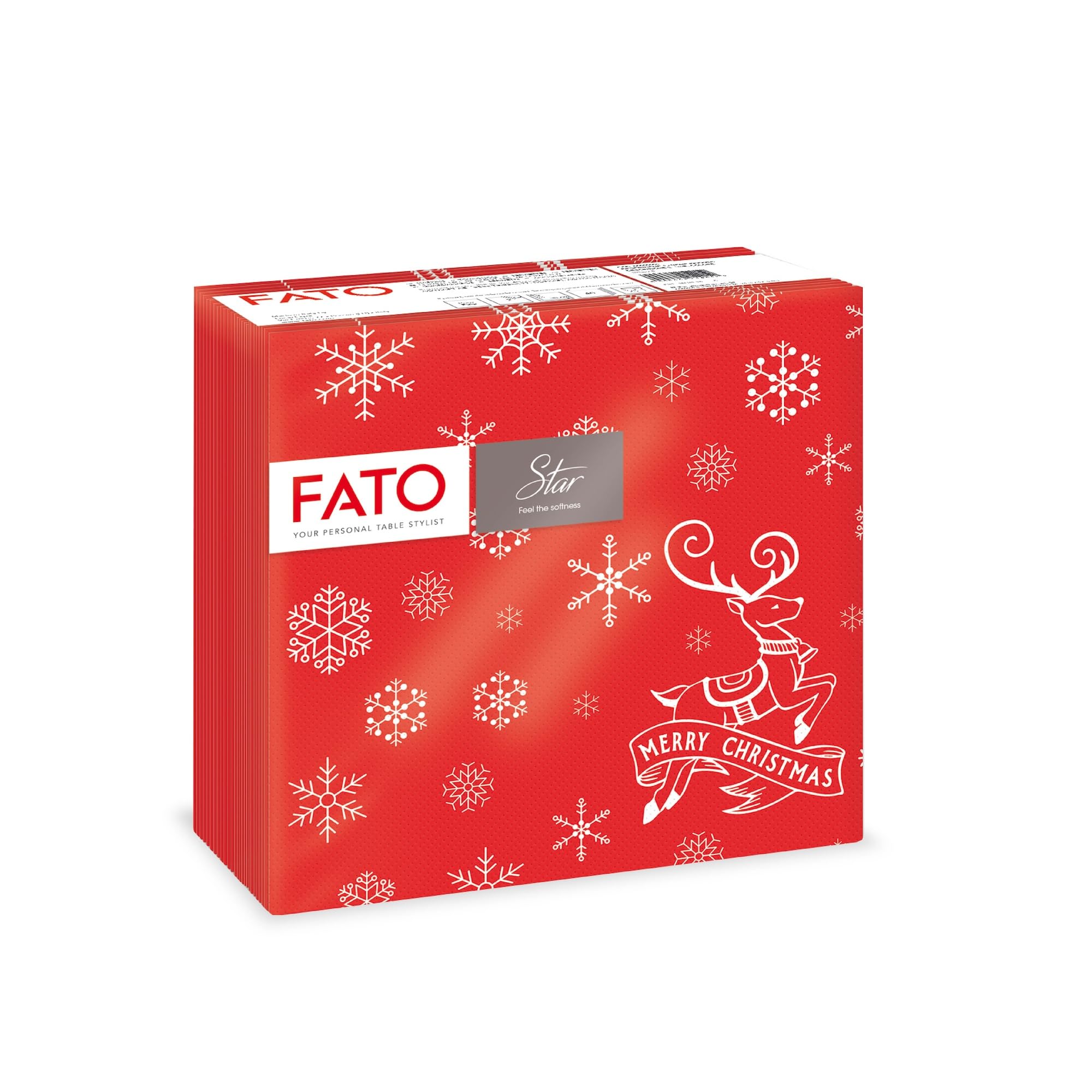 08936 TOVAGLIOLO CANDELE NATALE | Tovaglioli di carta per decoupage