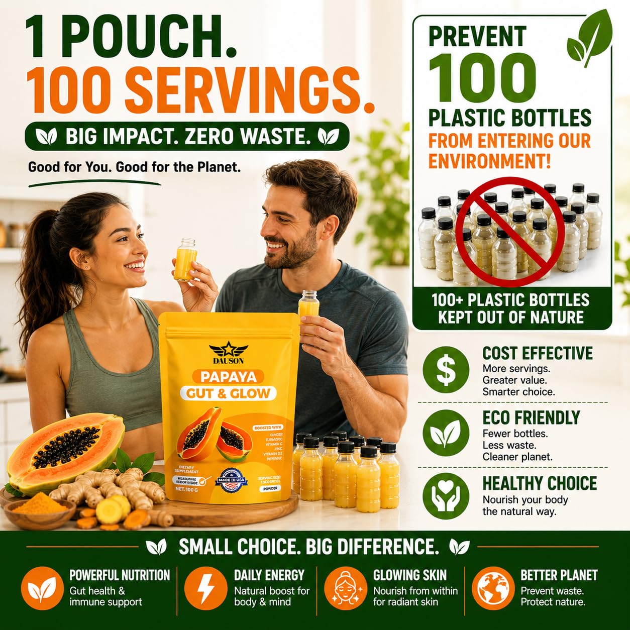 Papaya Shots For Healthy Gut & Glowing Skin — Amazon image 6