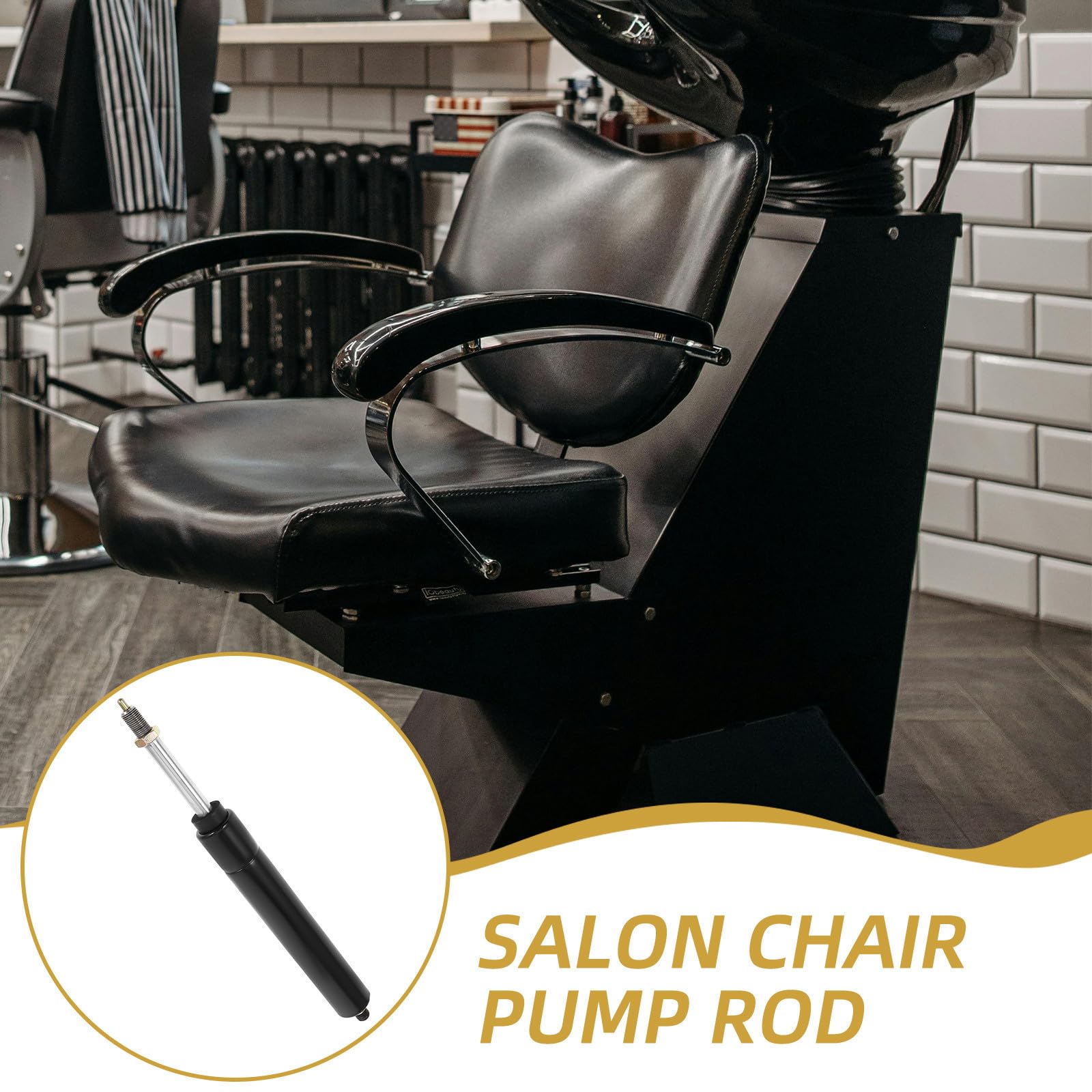 Stuhlanschlusspumpe für Friseurstühle Verstellbare Sitzhöhe Robustes Kunststoff und Eisenmaterial Ersatzteil für Salonstuhl und Bossstuhl Geeignet
