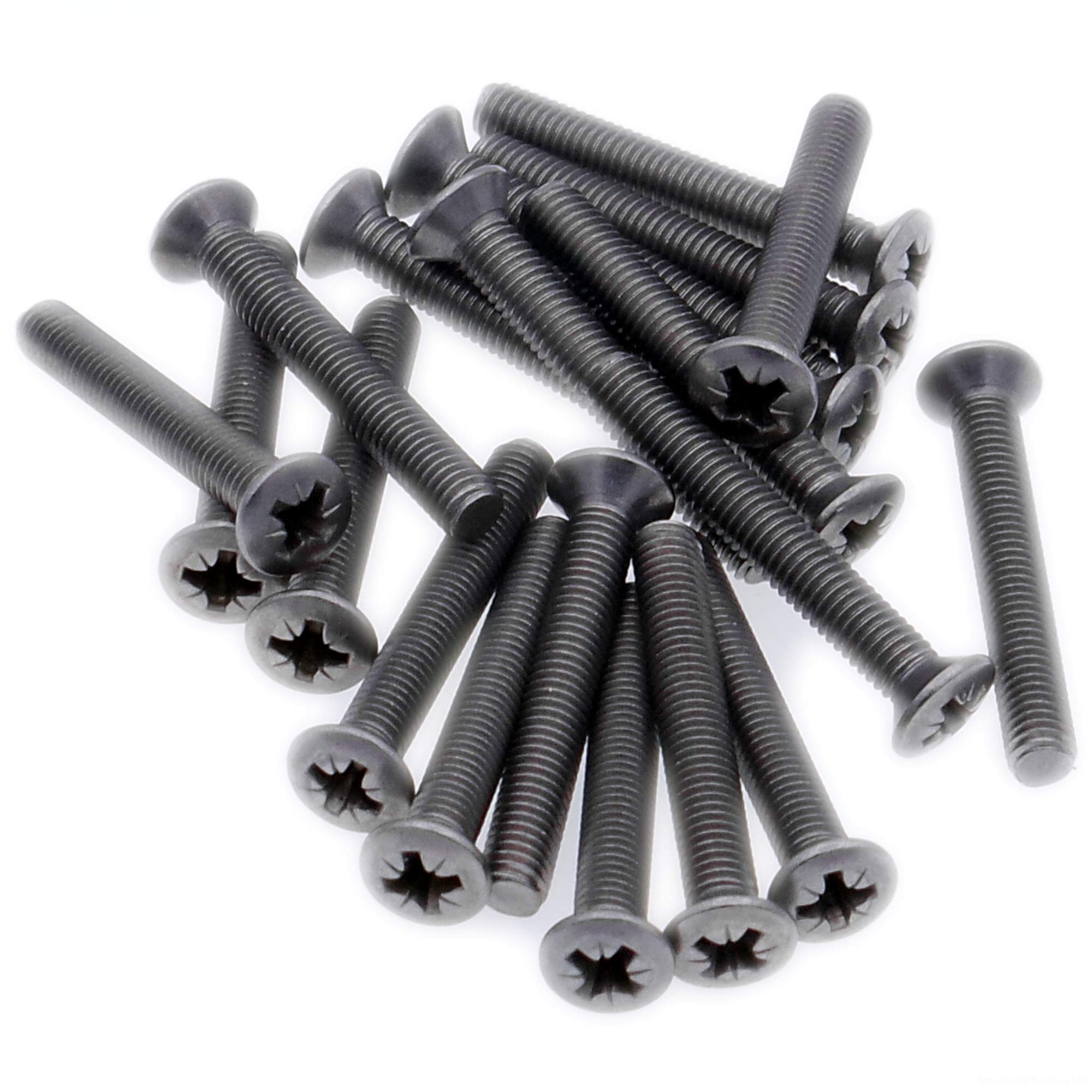 Singularity Supplies M5 (5Mm X 40Mm) Pozi Raised Countersunk Machine Screw (Bolt) - Stainless Steel (A2) (Pack Of 20)