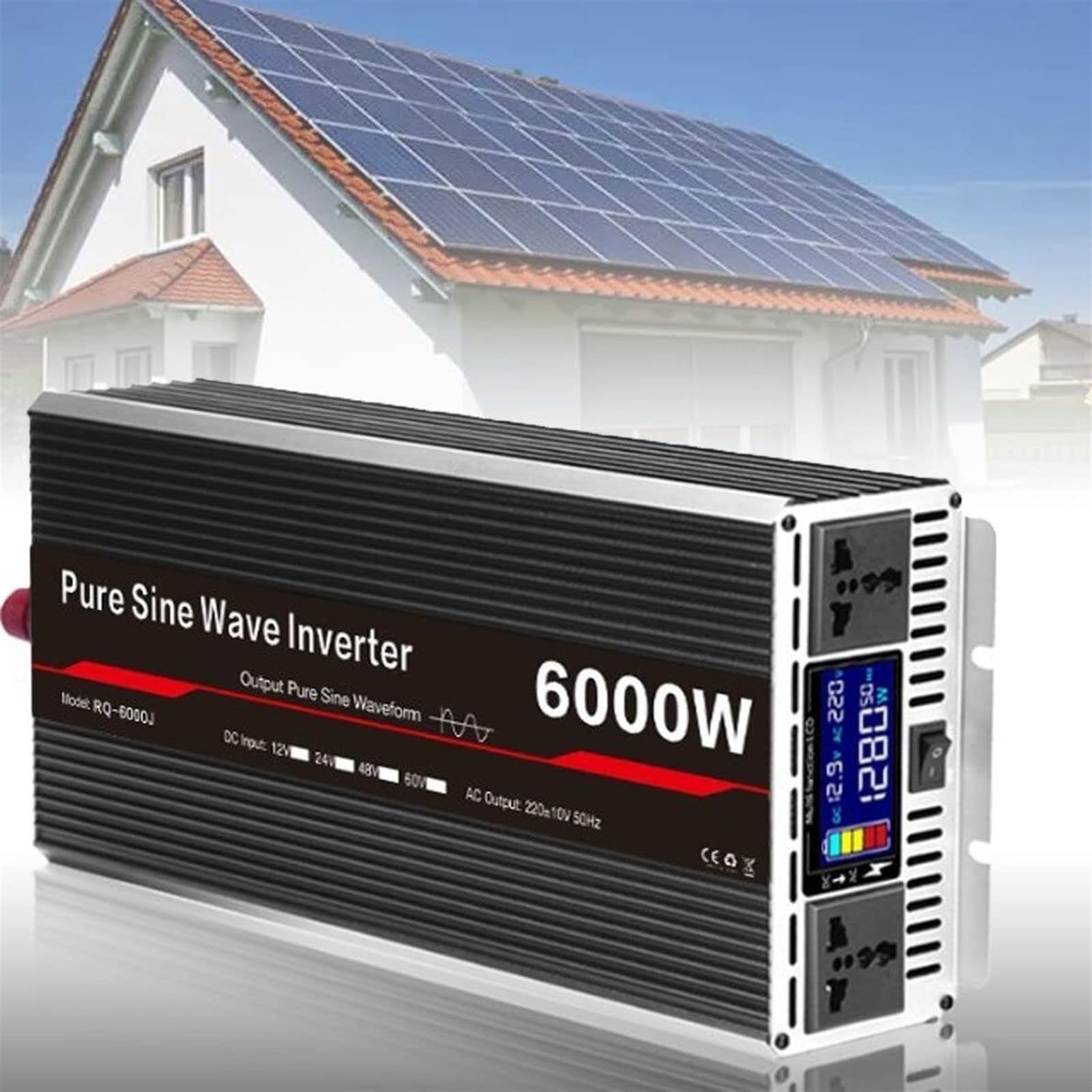 6000W 8000W 10000W 12000W Invertitore di Potenza Auto Inverter DC 12V 24V 48V 60V 72V a AC 220V 230V 240V Onda Pura Power Inverter Adattatore Trasformatore di Potenza Convertitore(8000W,12Vto110V 6000W 8000W 10000W 12000W Invertitore di Potenza Auto Inverter DC 12V 24V 48V 60V 72V a AC 220V 230V 240V Onda Pura Power Inverter Adattatore Trasformatore di Potenza Convertitore(8000W,12Vto110V