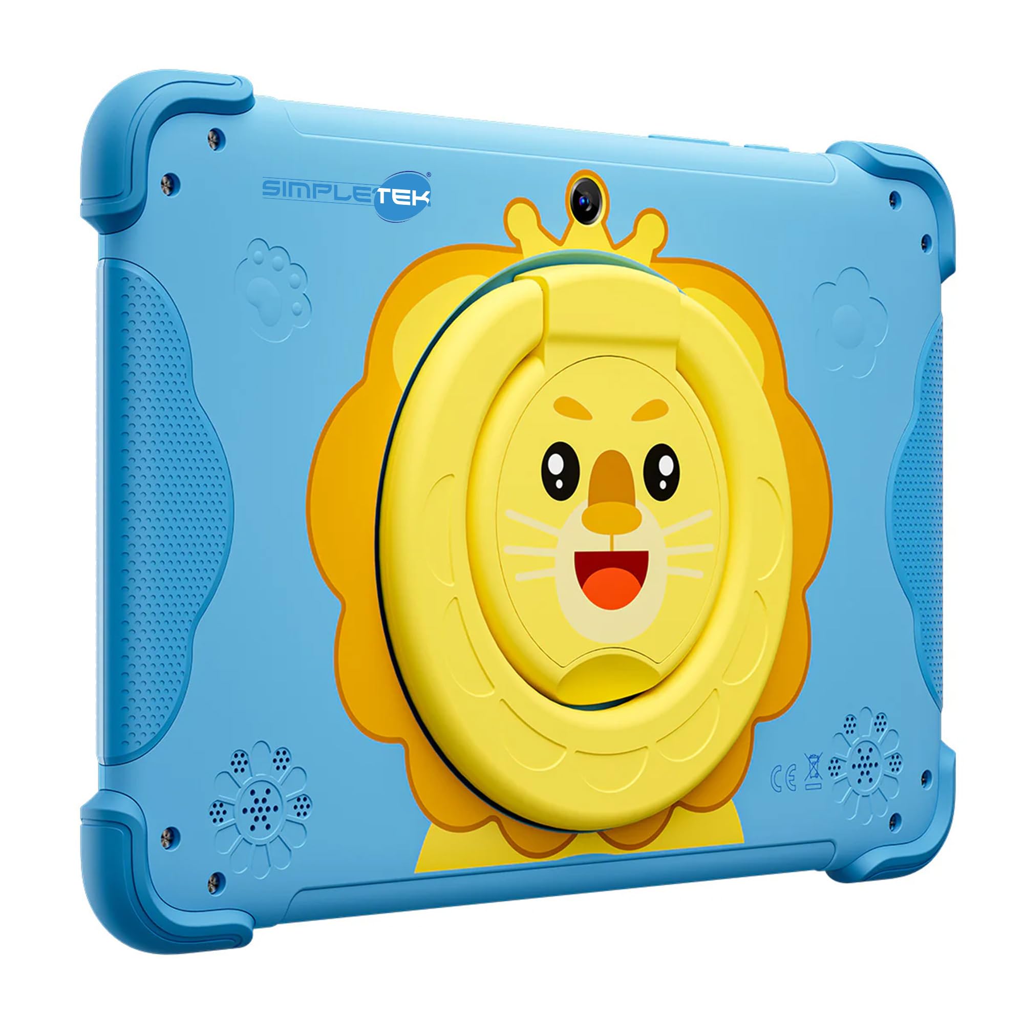 SIMPLETEK - Tablet per Bambini 8,68" - 64GB ROM - Fino a 16GB RAM (RAM Boost) - 5000mAh - Android 16 - Parental Control Avanzato - Blu