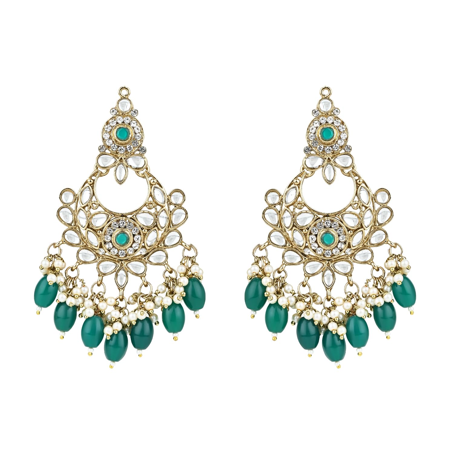 See full amazon price history chart for I Jewels Gold Plated Traditional Kundan Pearl Chandbali Earrings For Women/Girls (Style 5) I Jewels Gold Plated Traditional Kundan Pearl Chandbali Earrings For Women/Girls (Style 5) (B0CQYRDK52) Amazon Price History, Amazon Price Tracker
