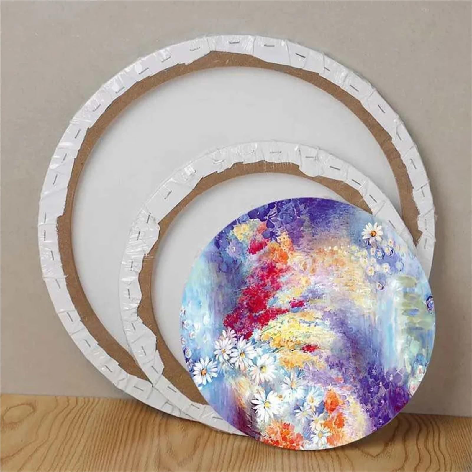 2 Stück 40 cm Ölgemälderahmen leere Leinwand Für DIY