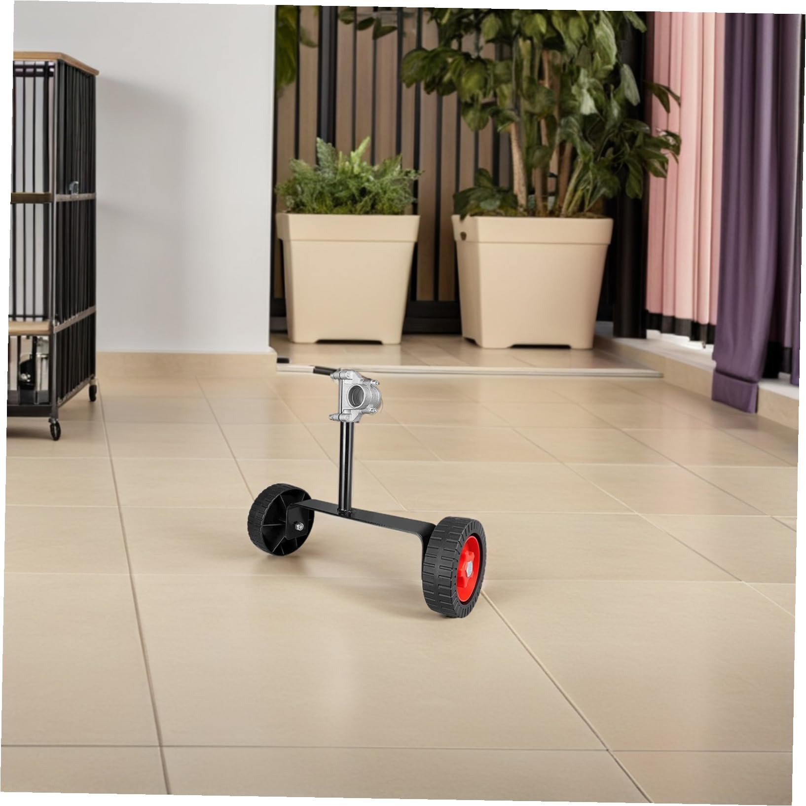Rueda de Soporte para Cortacésped Accesorio de Repuesto de Rueda para Desbrozadora para Uso Jardín y Mantenimiento de Césped
