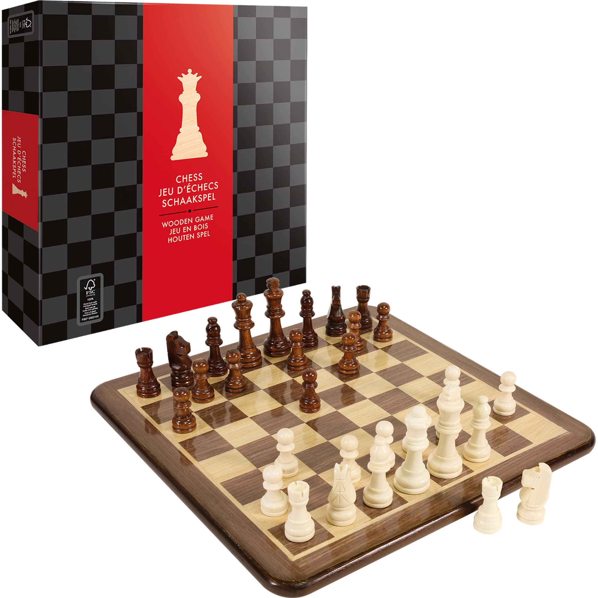 Mixlore | Juego de ajedrez | Juego de Mesa de Madera | a Partir de 6 años | 2 Jugadores