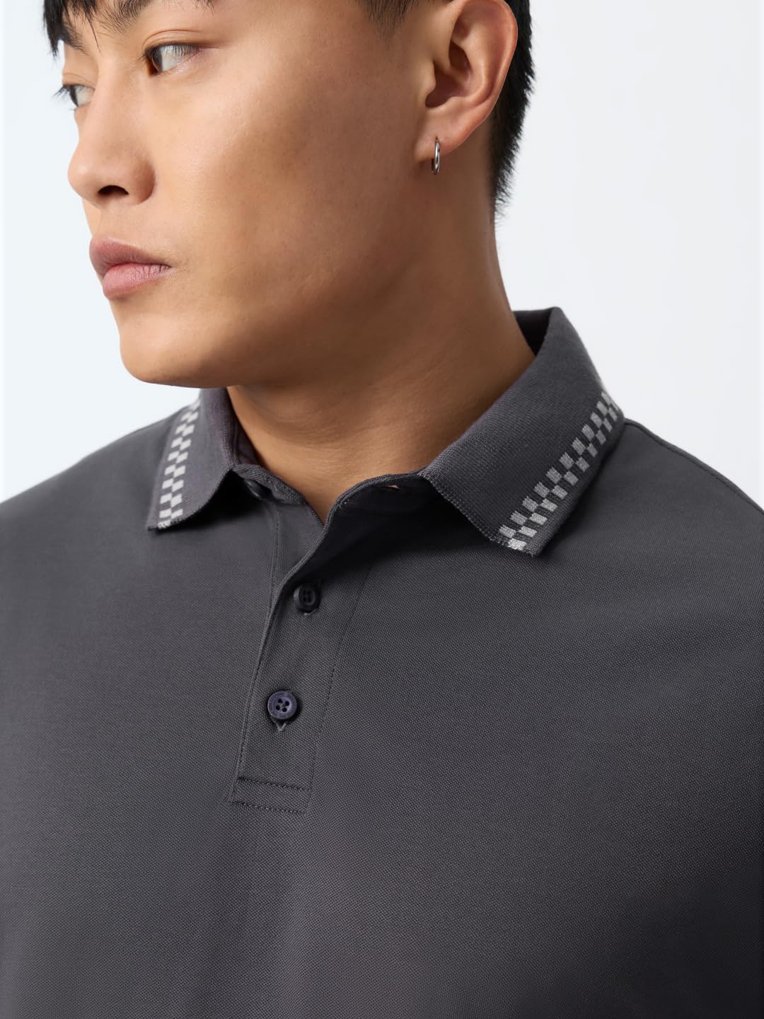 The Souled Store Polo piqué da uomo e ragazzo, maniche corte, colletto largo, tessuto strutturato, casual, quotidiano, abbigliamento da ufficio, polo in cotone, vestibilità regolare