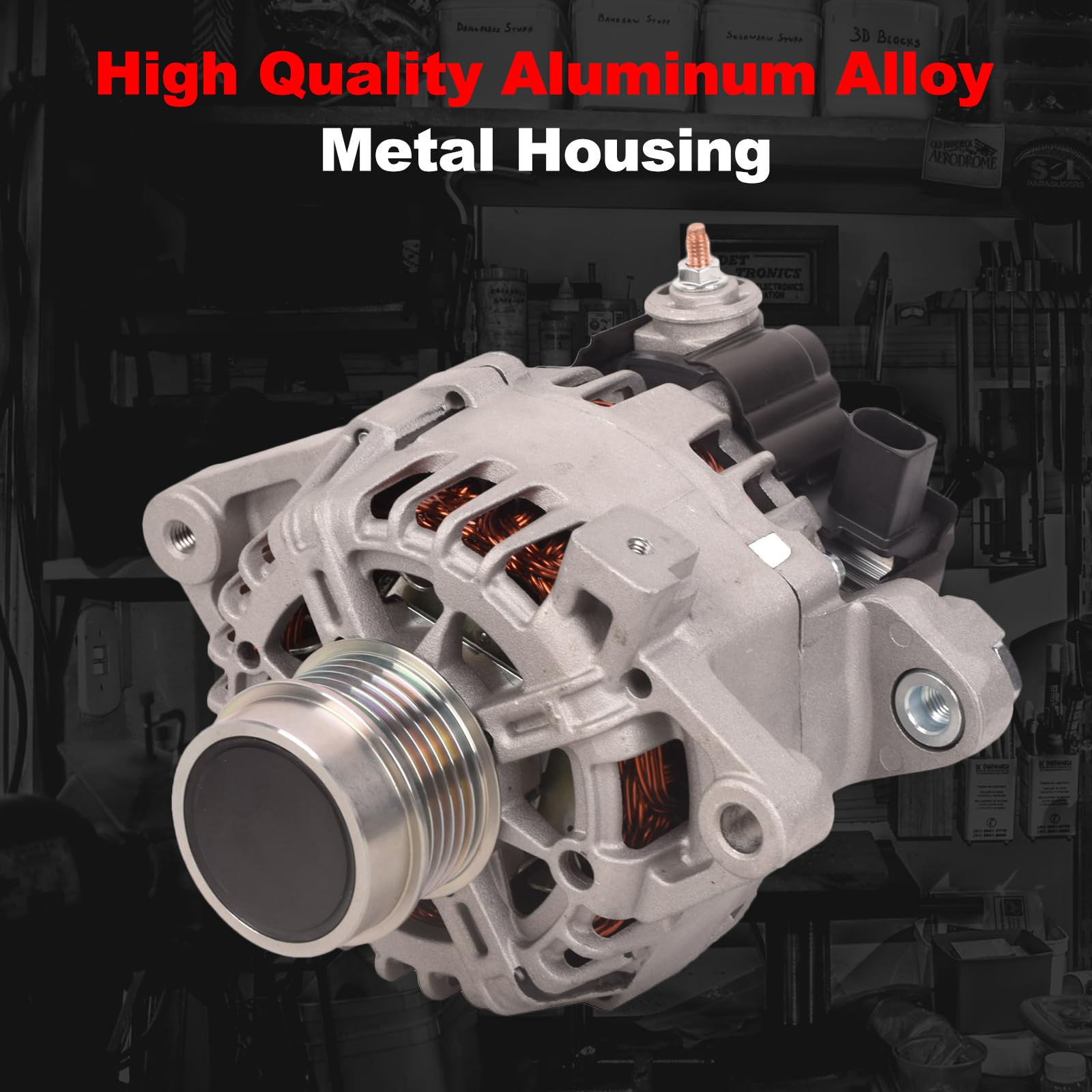 Alternator For Toyota Corolla 2014-2018 1.8L – 115 Amp, 12V, Direct Fit