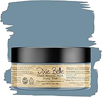 Vista 371 de Dixie Belle Paint Company - Pintura con acabado de tiza para muebles, color blanco lino (Drop Cloth), 8 fl oz, pintura mineral color blanco lino mate