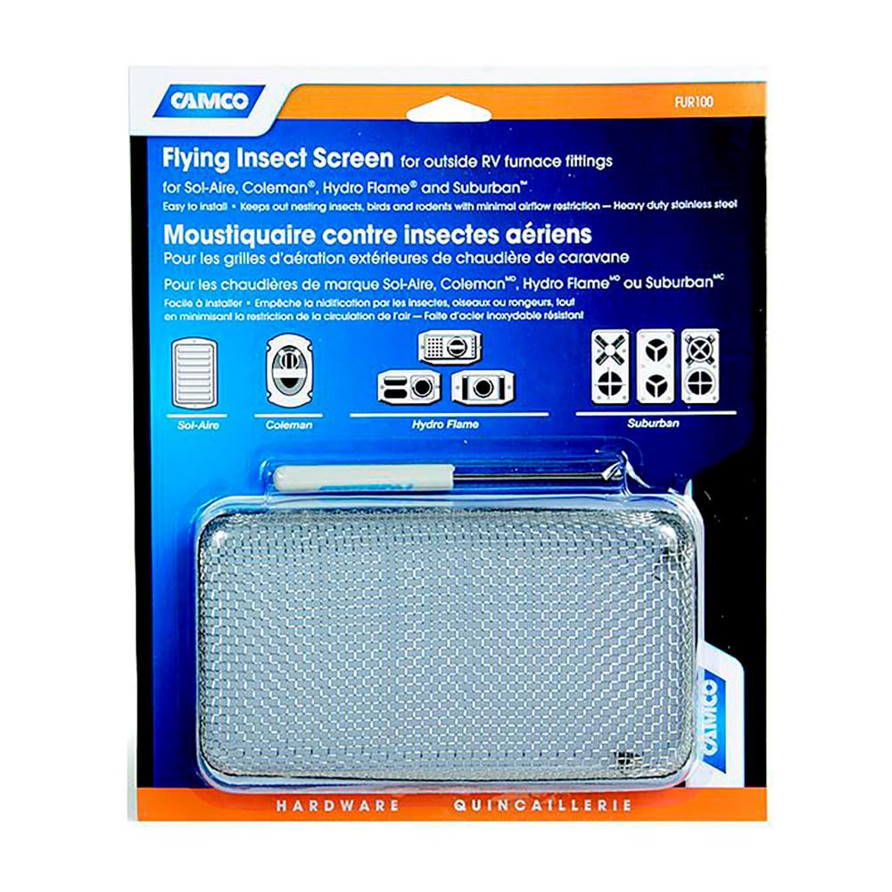 Camco 42140 Flying Insect Screen - FUR 100, 7.5" X 4.1" X 1.3"
