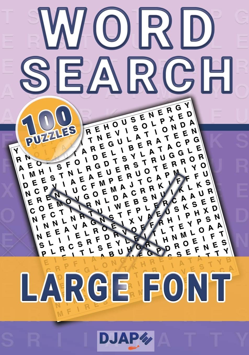 Word Search: 100 puzzles in large font!: Volume 1 (High-Visibility Cognitive Training: The Enhanced Word Search Collection)