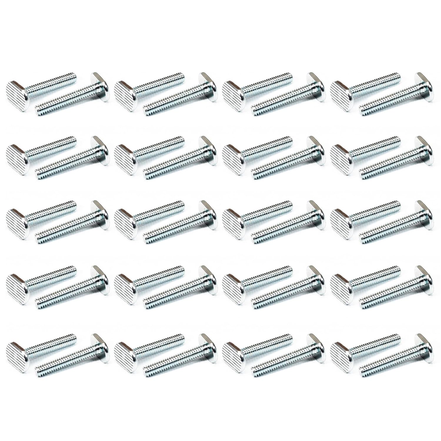 Boulons de rail en T robustes 3,8 cm pour fixation de gabarit