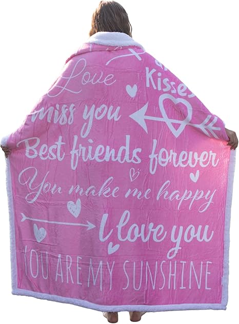 Couverture Pour Meilleure Amie Couverture En Polaire Super Douce Cadeau D Anniversaire Pour Femme Et