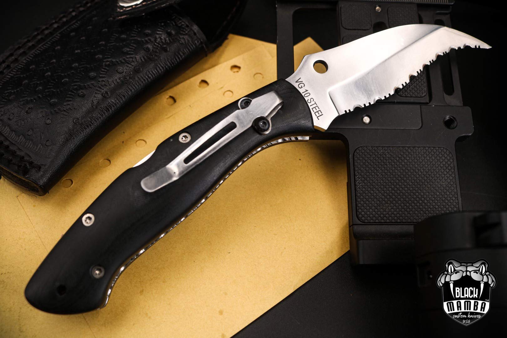 Buy BLACK MAMBA KNIVES BMKVG6 Tantilla 5 Inches Closed Folding Blade