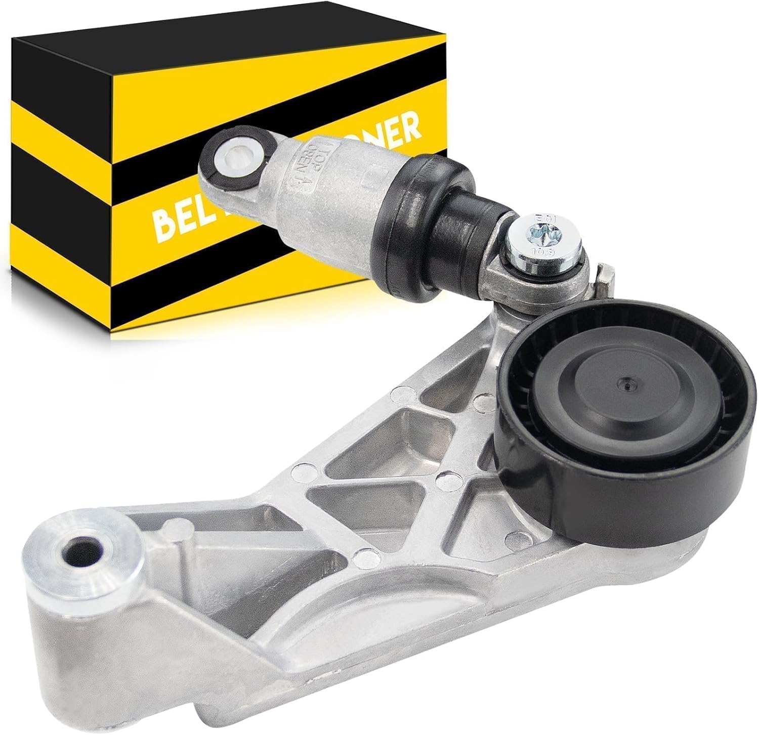 39415 Belt Tensioner Assembly with Pulley Compatible with For:-Jeep Wrangler 2012 2013 2014 2015 2016 2017 3.6L V6, 2018 Wrangler JK 3.6L V6, Replacement OE# 39415 4627038AA 04627038AA