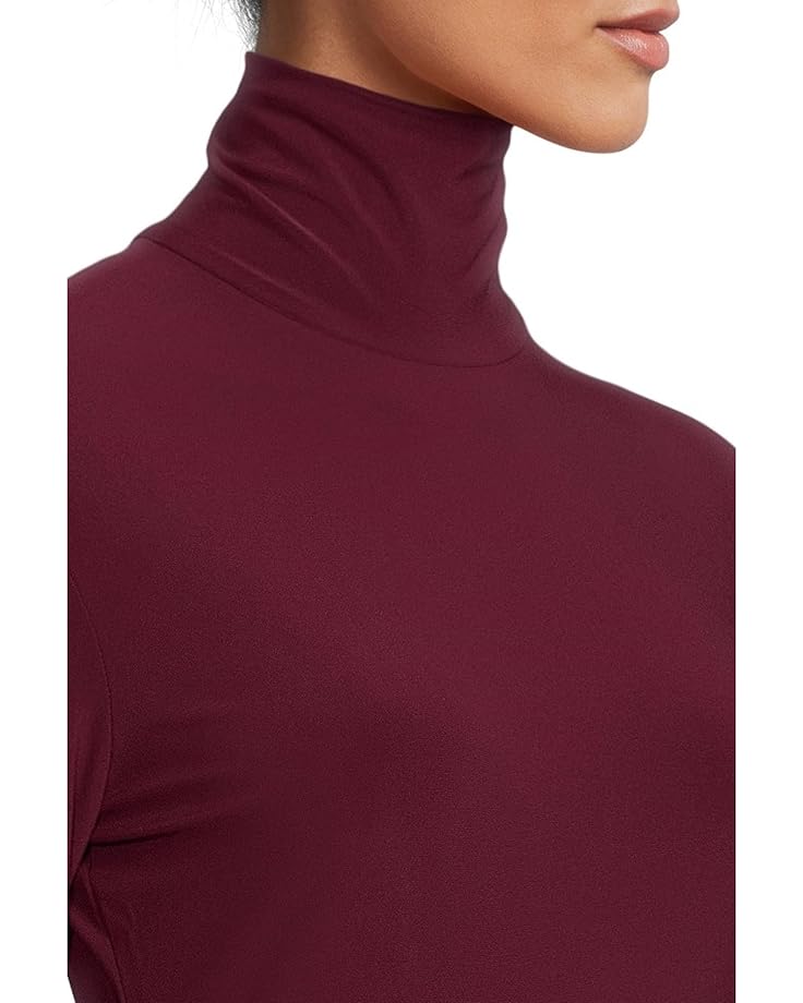 Norma Kamali Slim Fit Long Sleeve Turtle Top - #4 of 5