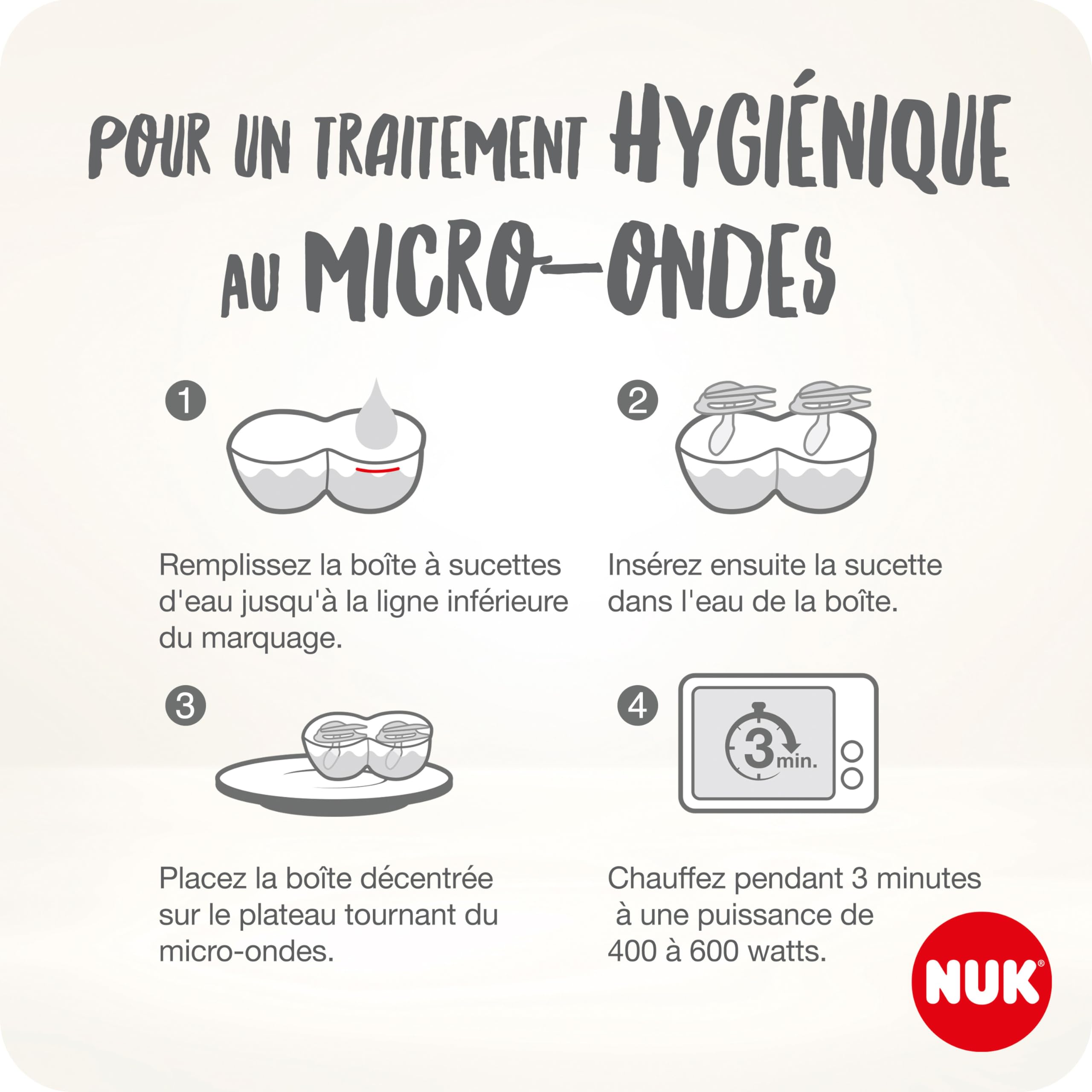 NUK MommyFeel Tétine pour bébé | 0-9 mois | Sucettes compatibles avec l'allaitement | Silicone sans BPA | Rose pâle et grès | Lot de 2