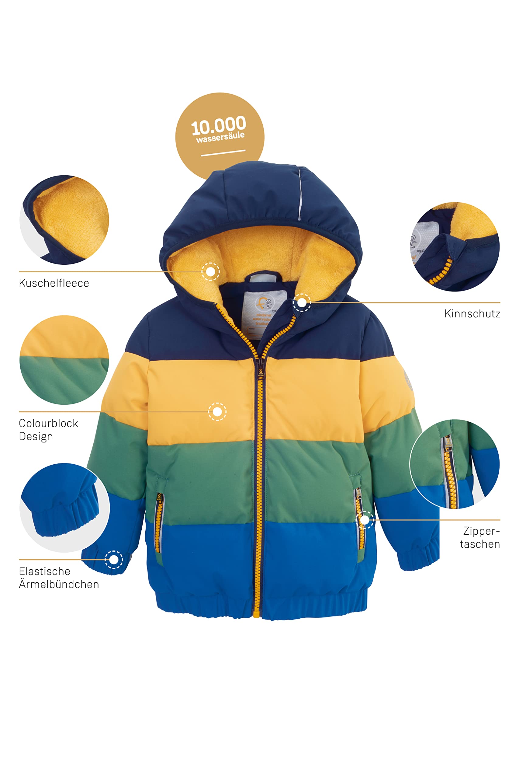 Killtec Unisex Fiow 30 Mns Qltd Jckt Winterjacke/Steppjacke mit Kapuze