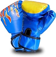 Vista 2 de Guantes de boxeo para niños, guantes de boxeo para niños de 5 a 13 años, guantes de entrenamiento de boxeo para saco de boxeo, kickboxing, Muay