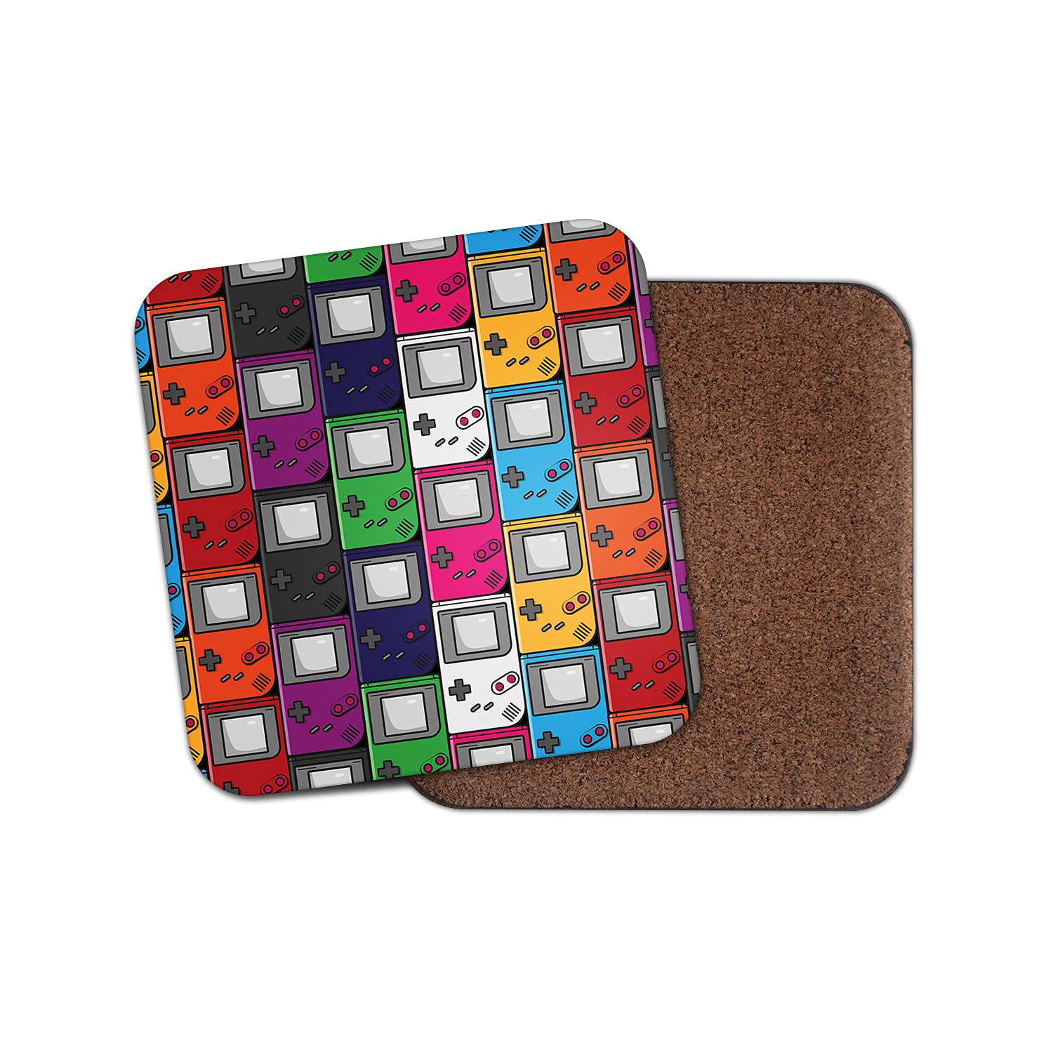 DV DESIGNSquare Single Coaster - Retro Gamer Gaming Game Teen Boys Mancave Gift #75445