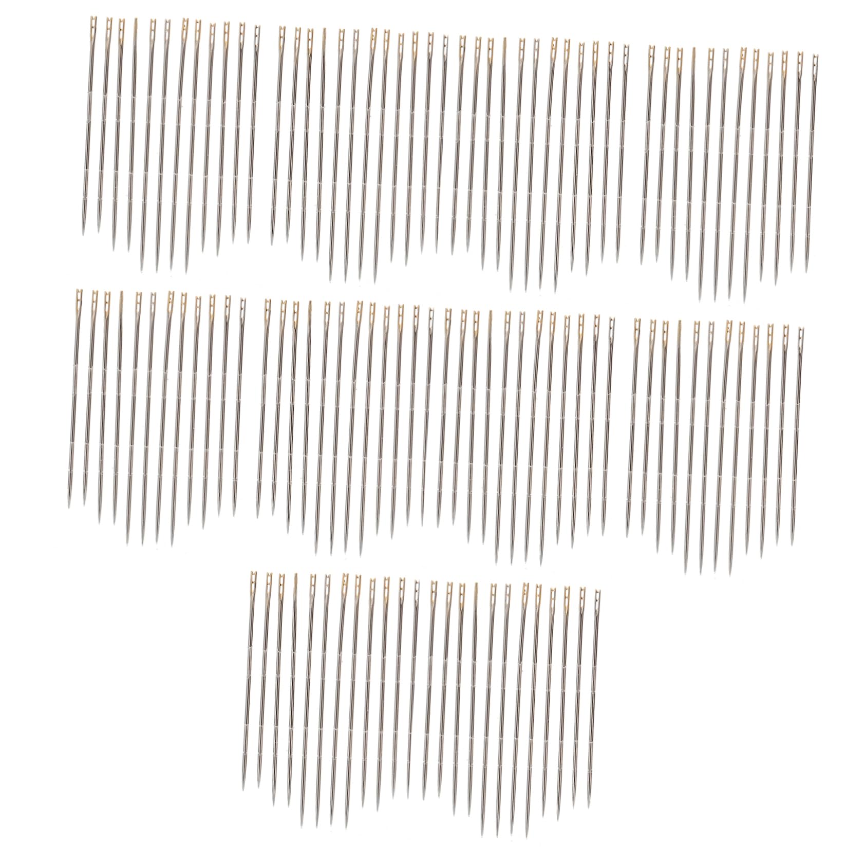 HAPINARY Sewing Needles for Blind Eye 120pcs Blind Needle Set Embroidery Upholstery Yarn Heavy Duty