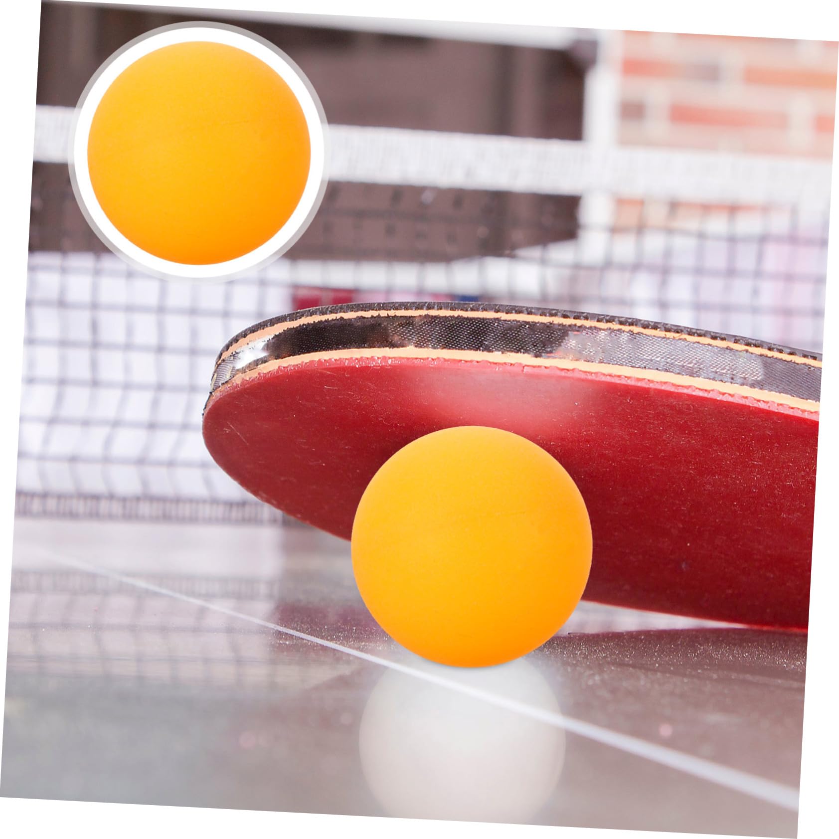 Abaodam 60Pcs Table Tennis Balls for Game Competition and Training Durable Round Balls for Drinking Fun Accessory for Entertainment and Practice