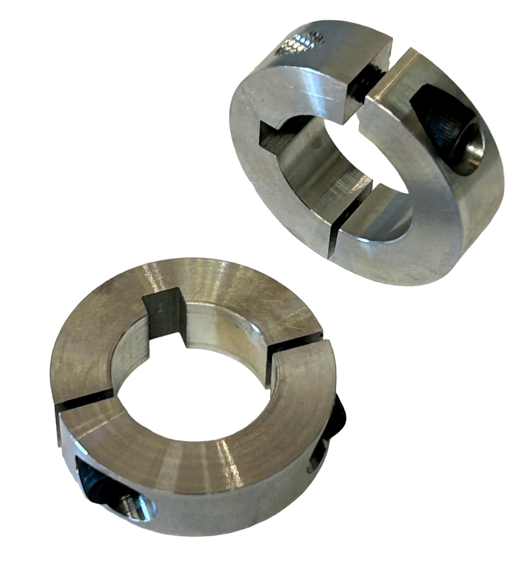 Axle Collar 1 Inch Bore, split and Keyed.(2 Pack)