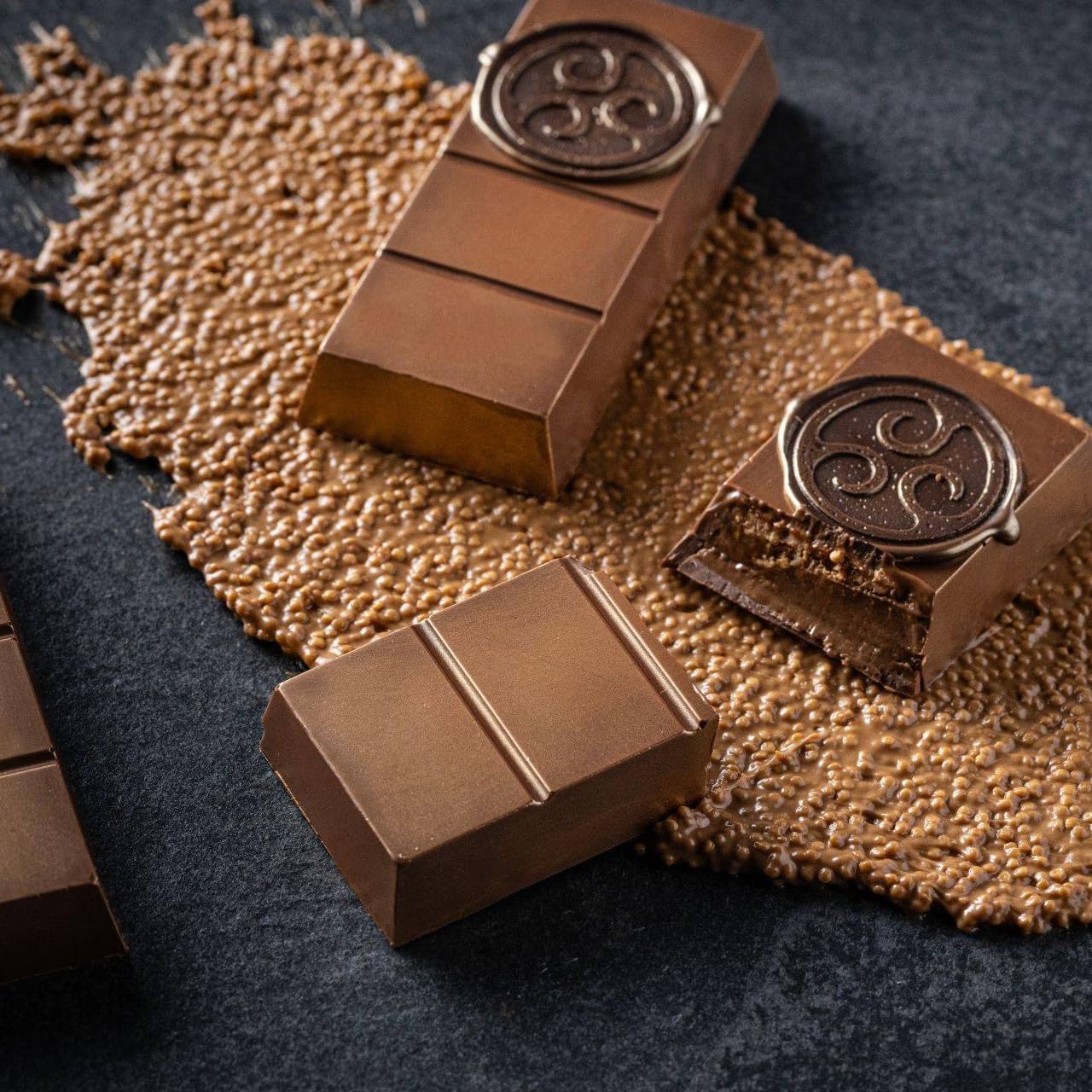 Callebaut Paillete Feuilletine Crujientes Galletas Copos Inclusión para Pralinés Gianduja Bonbons Tortas Mousses Helados y Postres Textura Crujiente Topping 2,5 kg