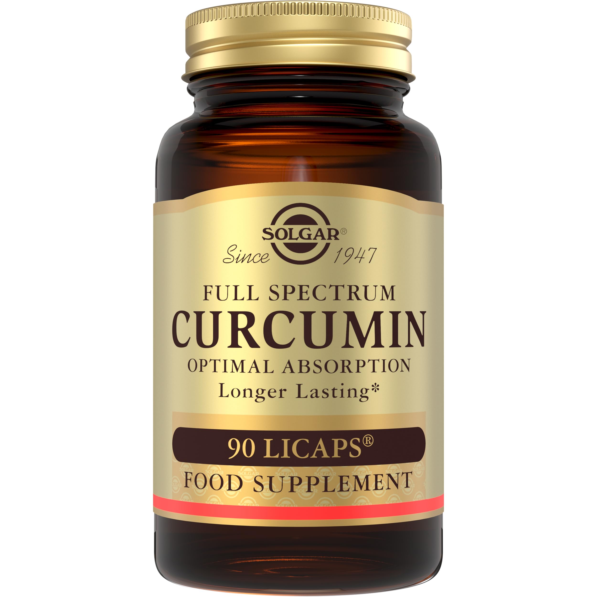 Full Spectrum Curcumin Softgels - Pack of 90 - Potent Antioxidant - Faster Absorption - Free from Sugar, Salt, Starch, Gold