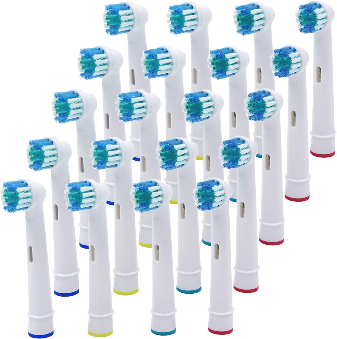 Replacement Brush Heads for Oral-B Electric Toothbrush fit Braun Professional Care/Professional Care SmartSeries/TriZone - 20pcs Brushes