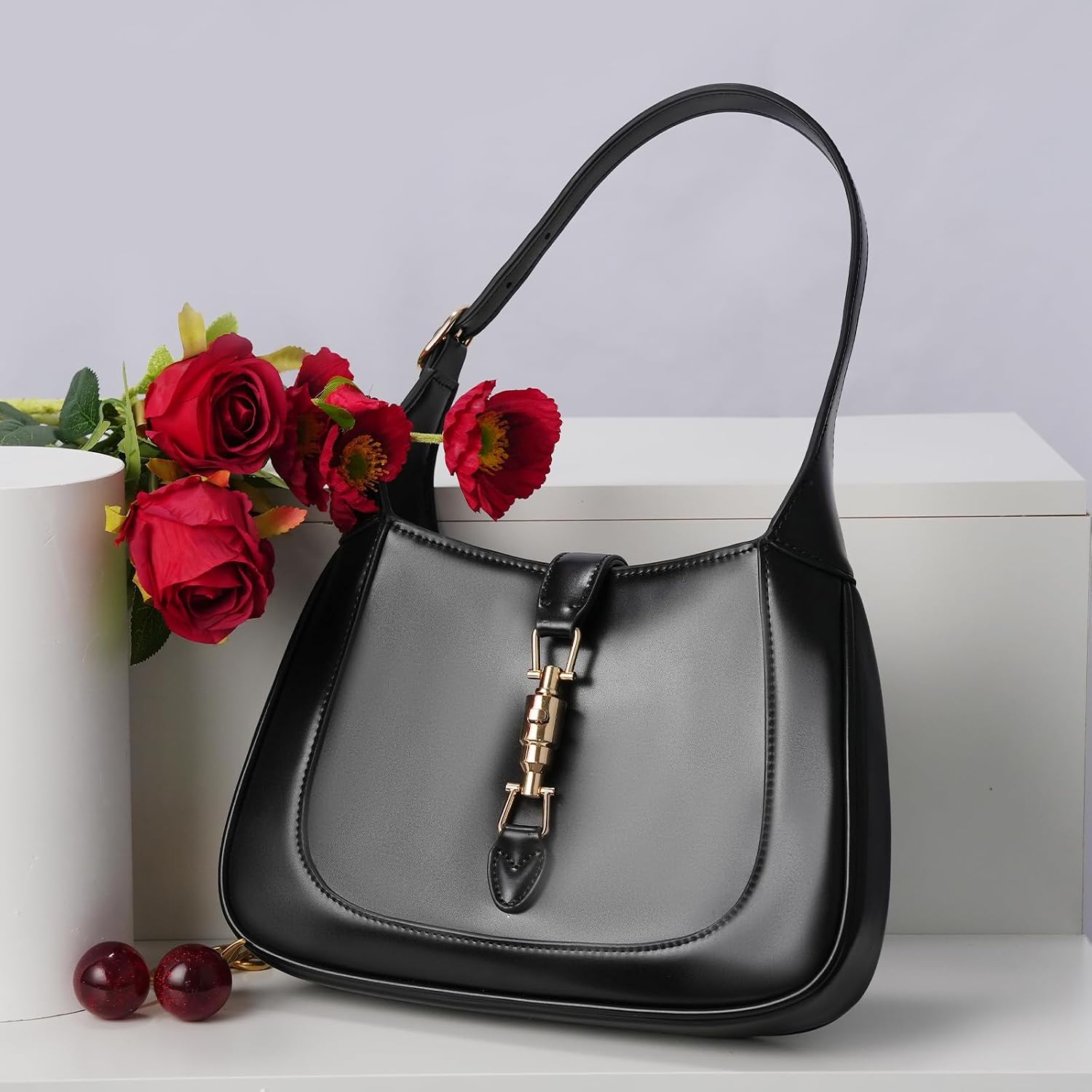 Hobo Bags for Women Purses Soft Leather Shoulder Handbags Crossbody Satchel Bag
