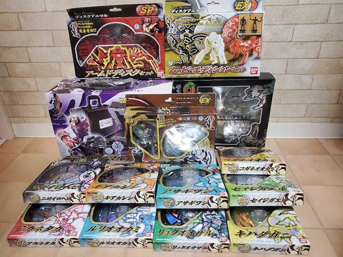 Amazon Co Jp 仮面ライダーヒビキ ディスクアニマルコンプセット トイザらス限定 ディスクアニマルアタッシュ ステルスディスク 音角 音撃棒 ホビー 通販