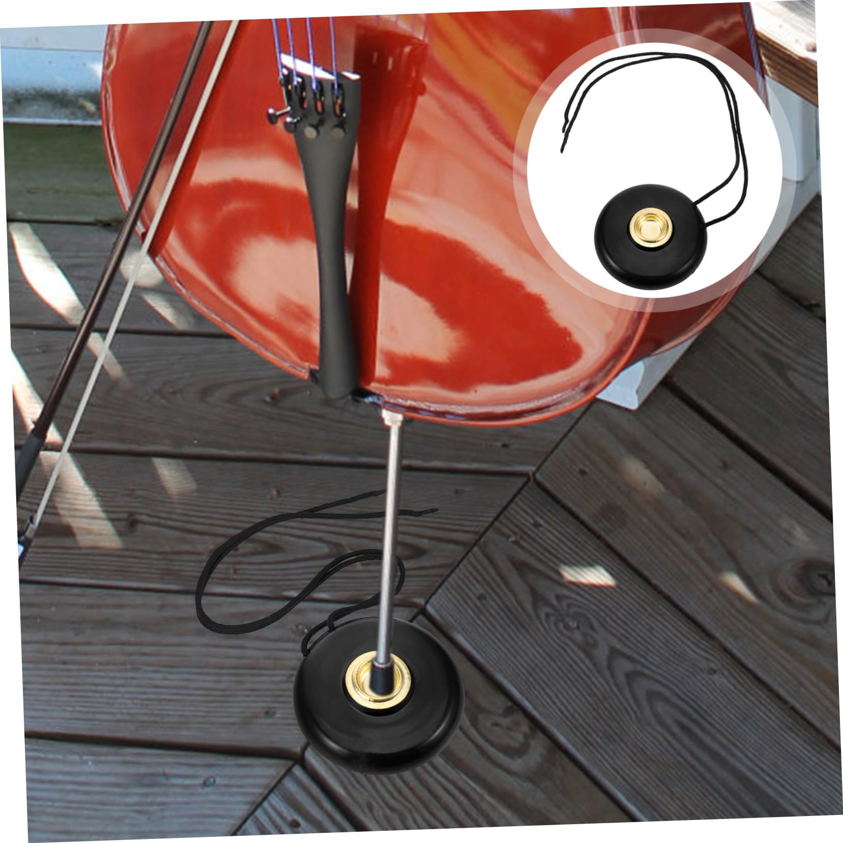 OFFSCH Cello Stand Accessory Anti-slip Mat Cello Endpin Holder Pad String Instrument Accessory