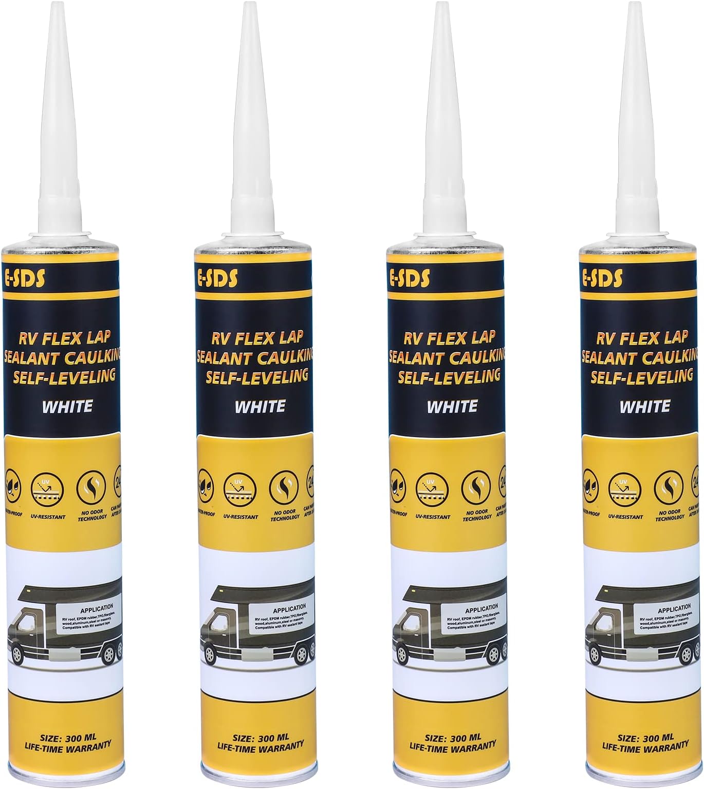 4 packs rv sealant caulking