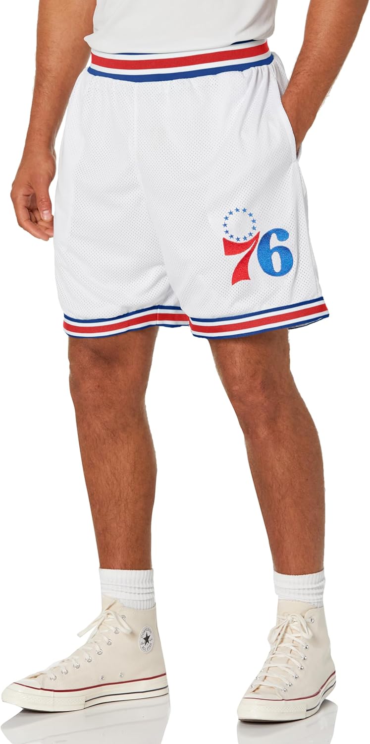 Ultra Game Men's NBA Official Active Knit 8" Showtime Basketball Training Shorts - Image 4
