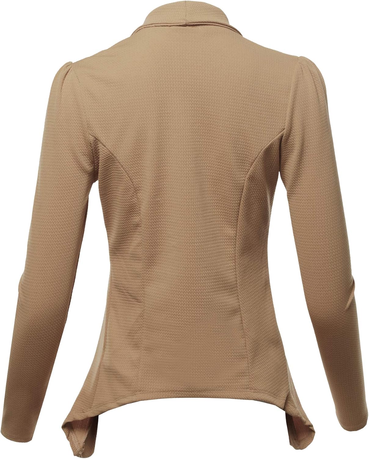 SSOULM Women's Casual Stretch Blazer - Professional Notch Lapel Work Office Jacket, Lightweight All-Day Comfort (S-3XL) - Image 4