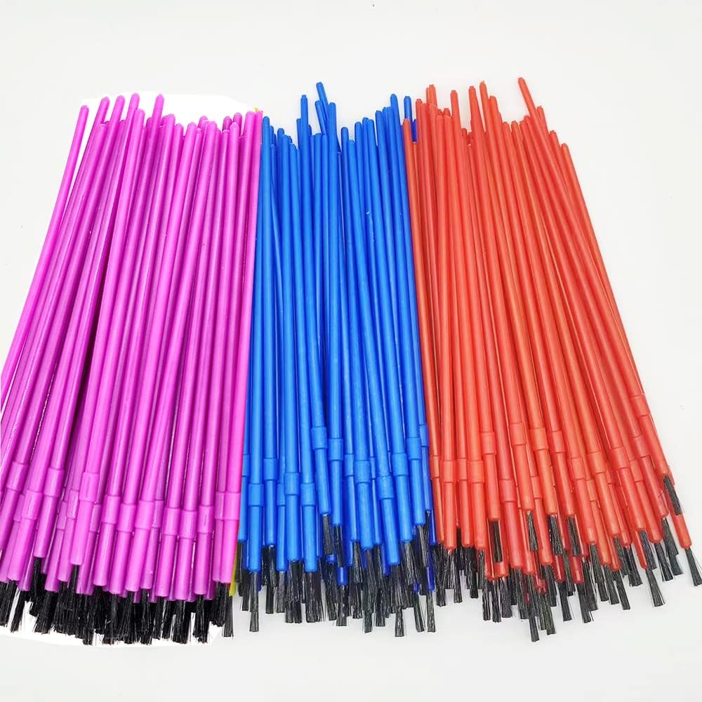 Prasacco 100 Pieces Paint Brushes Bulk, Plastic Paint