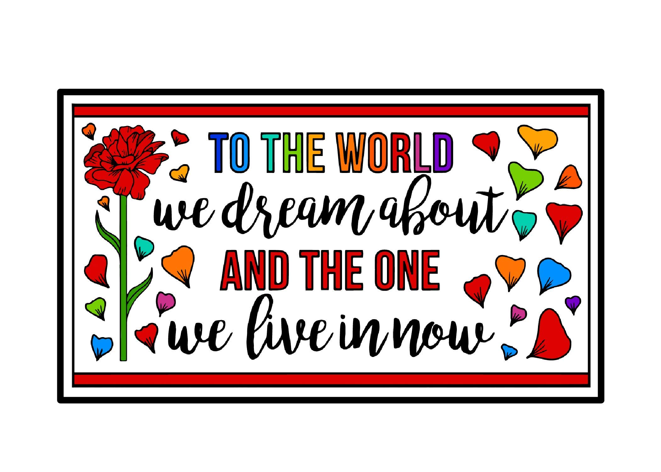 Hadestown "Wait for Me" Pegatinas – Juego de 4 pegatinas para colorear Broadway Inspirado en HADESTOWN, troquelado, vinilo sin burbujas (2,5 x 7,6 cm) – Juego de 4